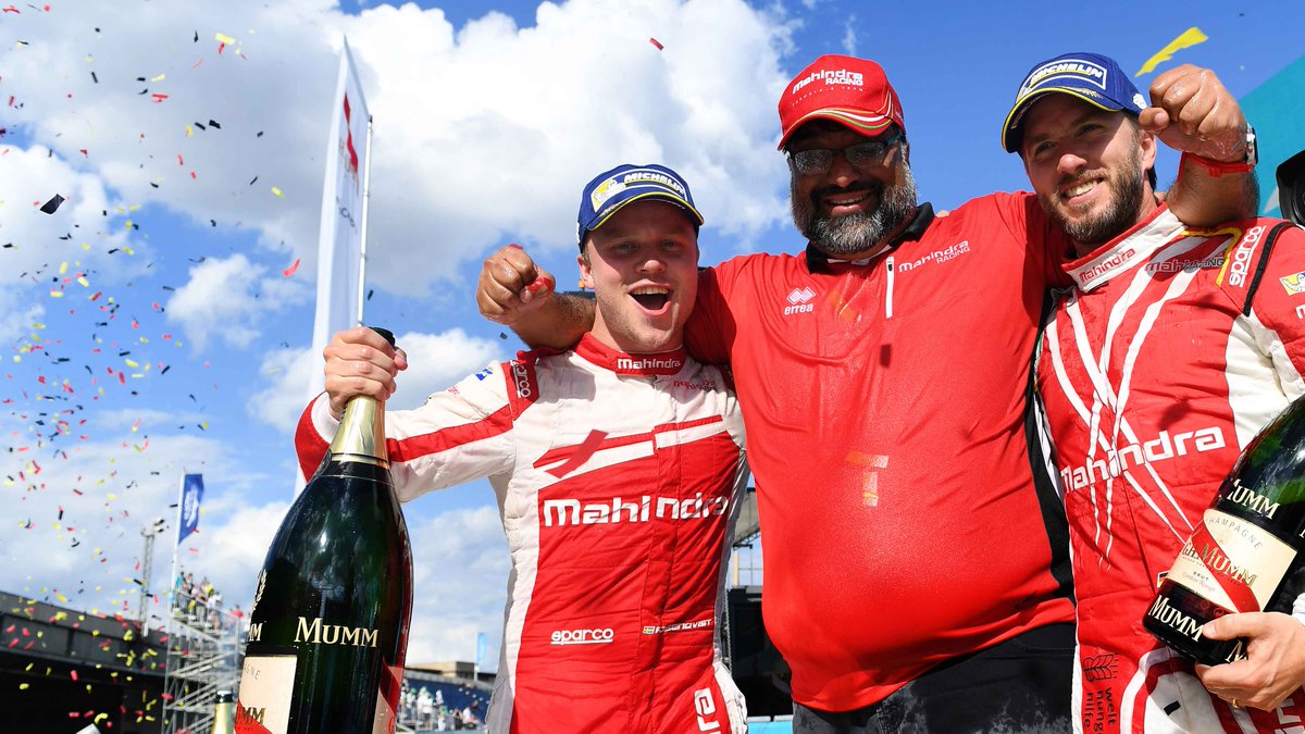 Felix Rosenqvist, Dilbagh Gill and Nick Heidfeld - Berlin ePrix